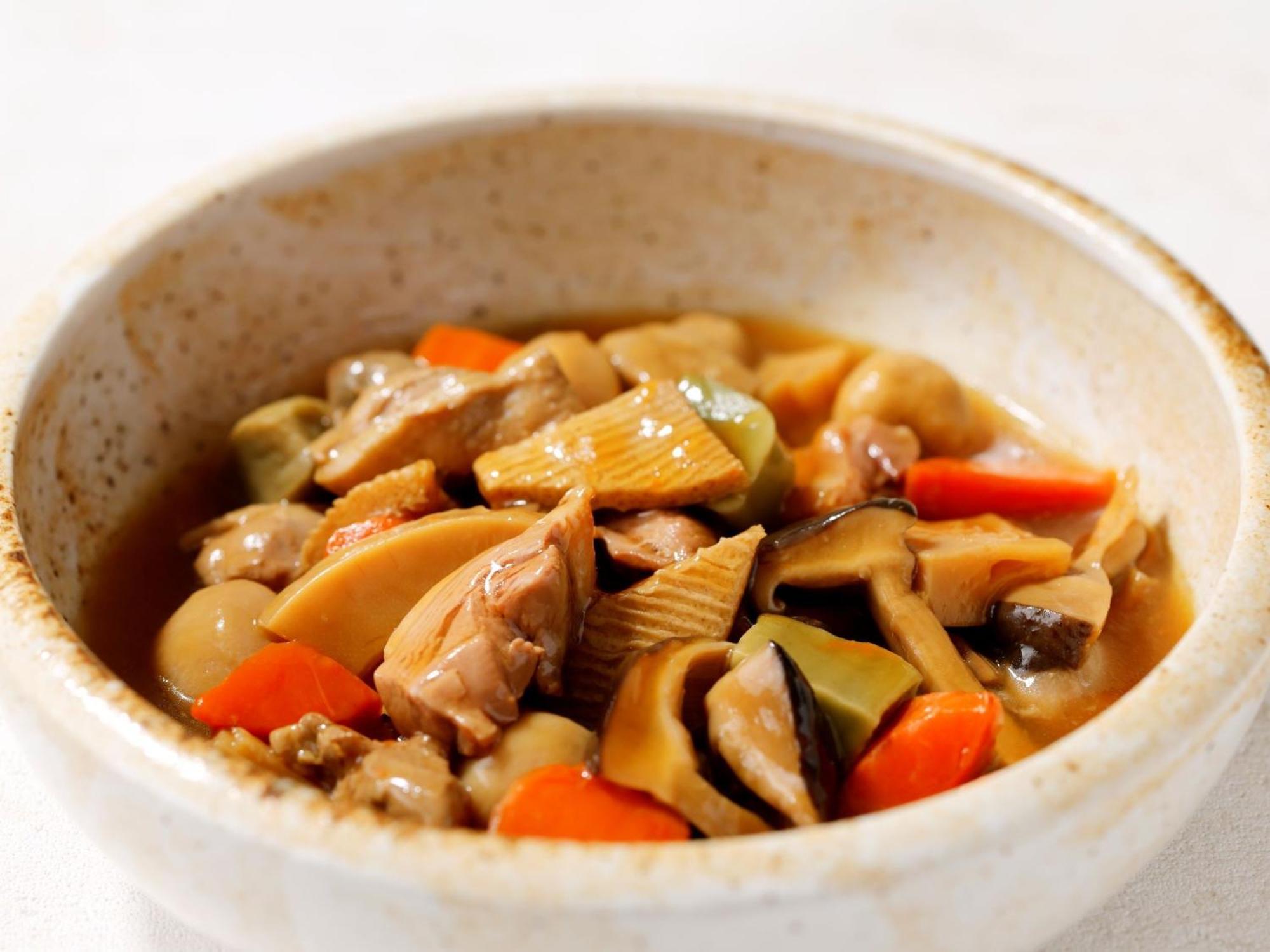 Kanazawa Hakuchoro Hotel Sanraku -Natural Hot Spring- Ngoại thất bức ảnh A bowl of mushroom stew
